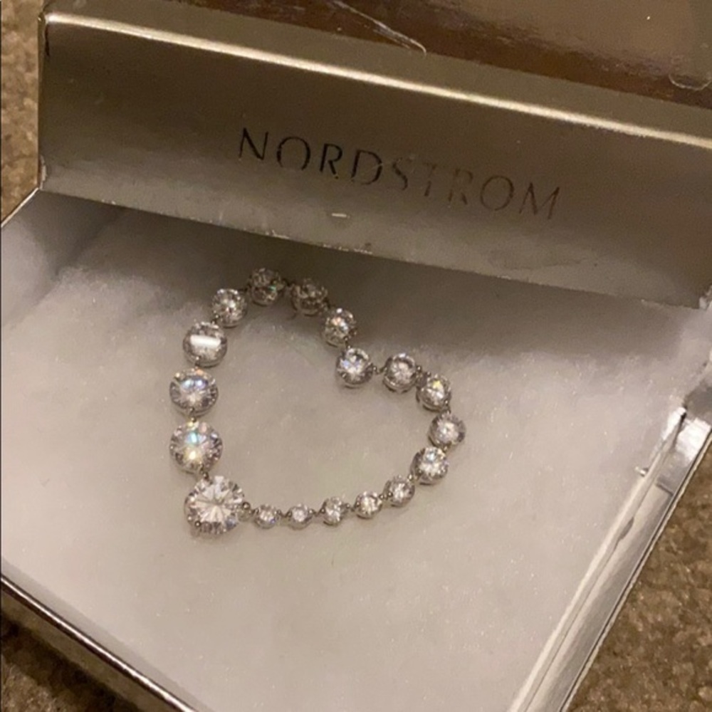 Nordstrom Crystal Heart Pendant